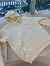 LMN Sydney High Weight Wool Blend Oversized Fit Hooded Knitwear (5 colors)