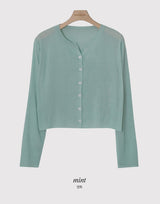 DN Pastel Summer Rib Cardigan (5color)