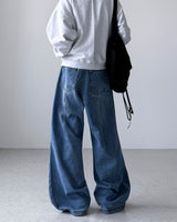 Oboe Pintuck Wide Denim