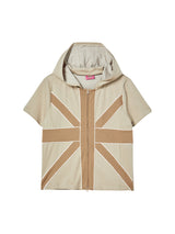 CROSS PATCH HOODIE (BEIGE)