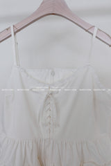 frill cancan corset bustier mini dress