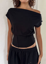 CORSET OFF TEE