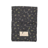 Pillow Notebook Pouch_floral black