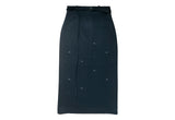 STUDS MAXI SKIRT [NAVY]