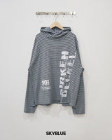 Vine Stripe Hood Long Sleeve
