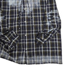Venish dirty hood check shirt