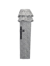 FRILL LEOPARD PRINT PANTS / GREY_P