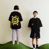 FAITH FADE UTOPIA - サニーオーバーサイズTシャツ (ブラック)