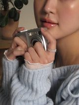 Tiny Beads Ring (Silver)