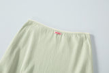 Ruffle long skirts vintage mint