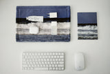 nature desk rug - blue pado