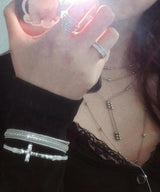 Blessed Cross Layered Bracelet