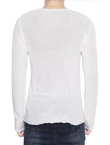 KNIT WHITE LONG SLEEVES