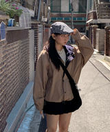 About Colorful Hood Bomber Jacket