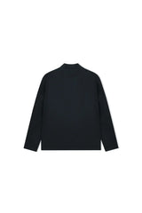 フリースラインドサーマルモックネックTシャツ