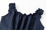 Frillet Denim Ruffle Blouse 231661012