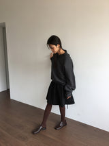 Tingle Suede Midi Skirt (2color)