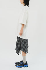 (W) Hippie Checked Skirt