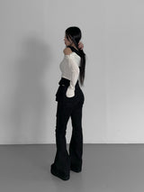 solitude striped bootcut
