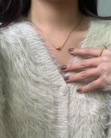 (silver925) シルキービーンネックレス *gold