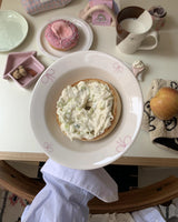 Bow ribbon bowl : white