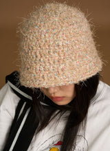 Crochet Knit Winter Hat (caramel)