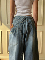 CROSS LAYERED DENIM