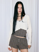 V NECK LAYERED KNIT