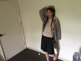 Mono Stripe Hoodie (3color)
