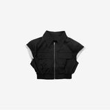 Aperi shirt pocket zip-up + skirt set