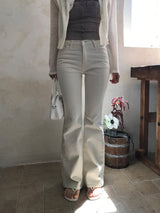 Back Pocket Span Bootcut Pants 
