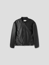 オニック クロップ レザー ジャケット