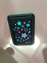 magsafe leather card wallet star