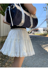 ホワイトカンカンラブリースカート