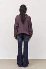 (W) Sen Low-rise Bootscut Denim Dark Blue
