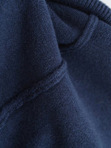 Twisted collar knit pants two-piece set