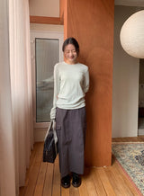 Ferns Cargo Cotton Long Skirt