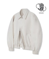 87-STAN009 [Vegan Suede] Standard Blouson Suede Jacket IVORY