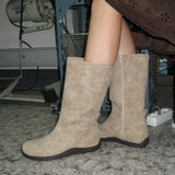 Keen 0005-1. Rubber Sole Mid-Leg Boots - 3colors