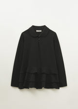 ラフレッドロングスリーブトップ (Black)