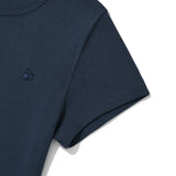 KIRSH プレーンスリムフィットTシャツ【ダークブルー】