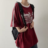 Gent Track Line Boxy Fit Short Sleeves T-shirt