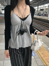 サンデー ホーム ストライプ ラウンジ ボタン ワイドパンツ