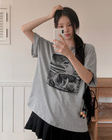 ラボプリンテッドショートスリーブドTシャツ