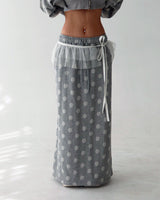 Dot Polka Dot Maxi Long Skirt