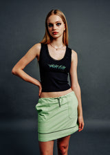 METAL LOGO TOP BLACK