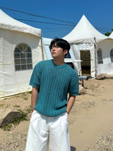 Giyo summer bookle round knitwear