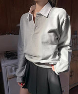 Picket collar sweatshirt - mtm
