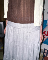 (2color) Tie Wrap Tiered Skirt