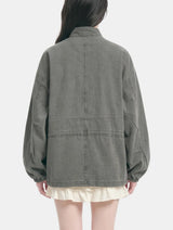 Safari Washed Flap Pocket Jumper